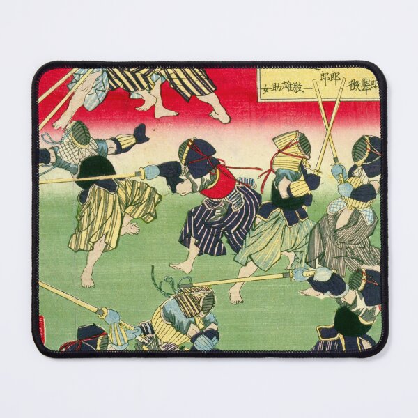 Item preview, Kendo "Swordsmanship" by Tsukioka Yoshitoshi (月岡芳年) _01 designed and sold by frederic Lecut.