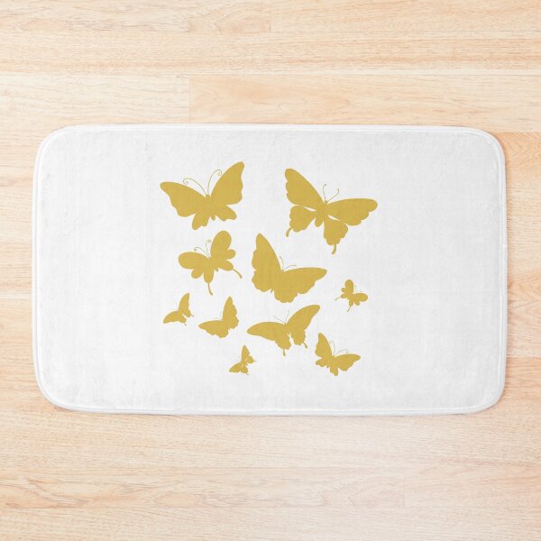 Item preview, Cute Butterfly patterns gold  designed and sold by Chaoticzarts.