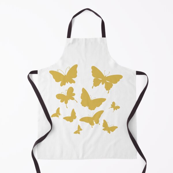 Item preview, Cute Butterfly patterns gold  designed and sold by Chaoticzarts.