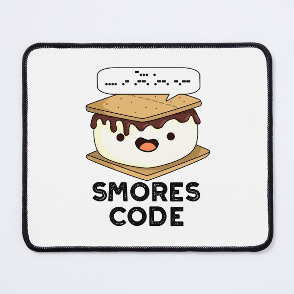 Item preview, Smores Code Funny Food Puns designed and sold by punnybone.