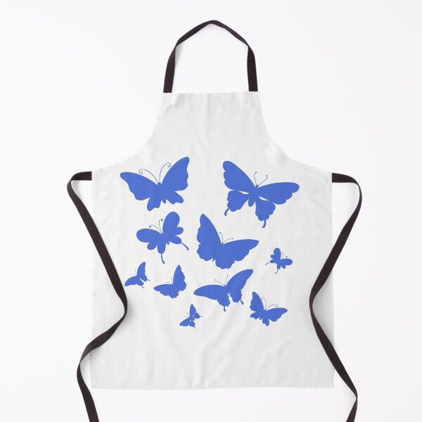 Item preview, Cute Butterfly patterns blue designed and sold by Chaoticzarts.