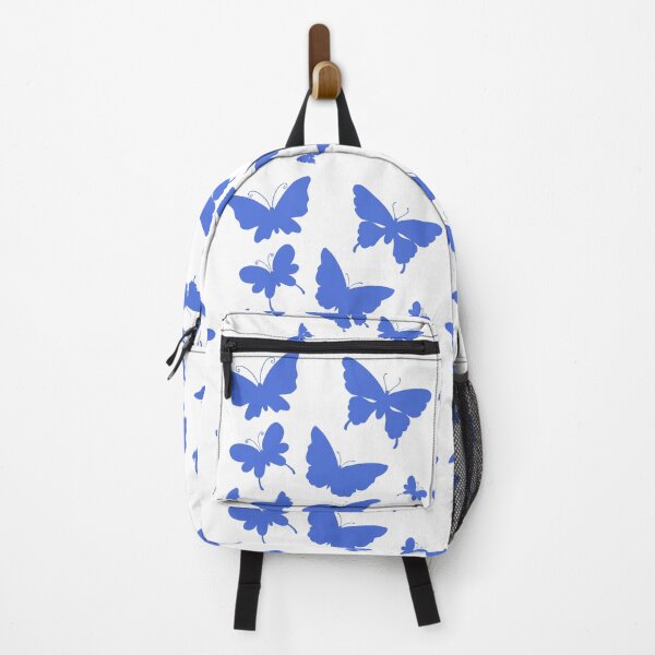 Item preview, Cute Butterfly patterns blue designed and sold by Chaoticzarts.