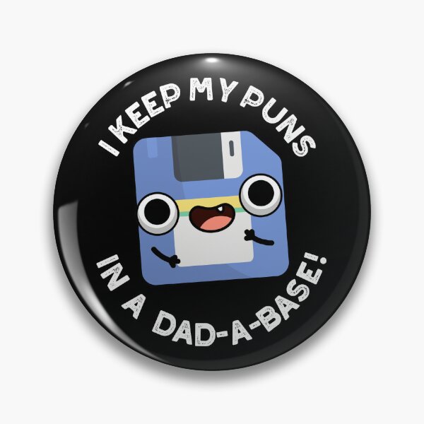 Item preview, I Keep My Puns In A Dad-a-base Funny Dad Puns (Dark BG) designed and sold by punnybone.