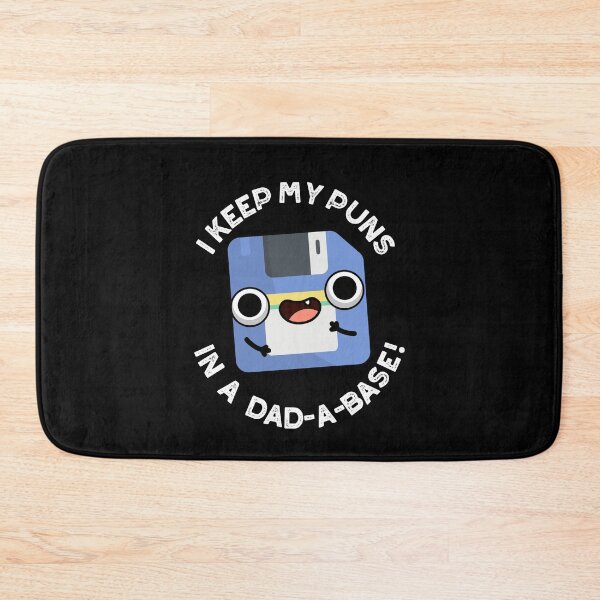 Item preview, I Keep My Puns In A Dad-a-base Funny Dad Puns (Dark BG) designed and sold by punnybone.