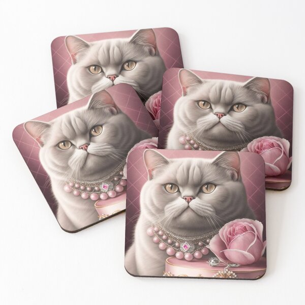 Artikelvorschau, Rosey Cake And British Shorthair entworfen und verkauft von Nocturne  Paws.