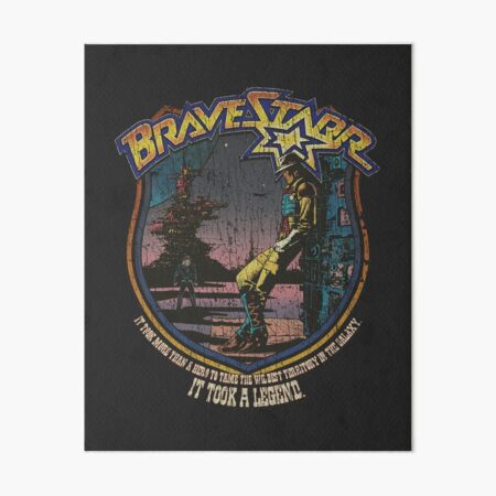 BraveStarr Marshall Bravestarr | Art Board Print