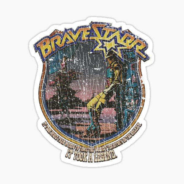 Bravestarr’s Tex Hex Sticker for Sale by Dark-Inks