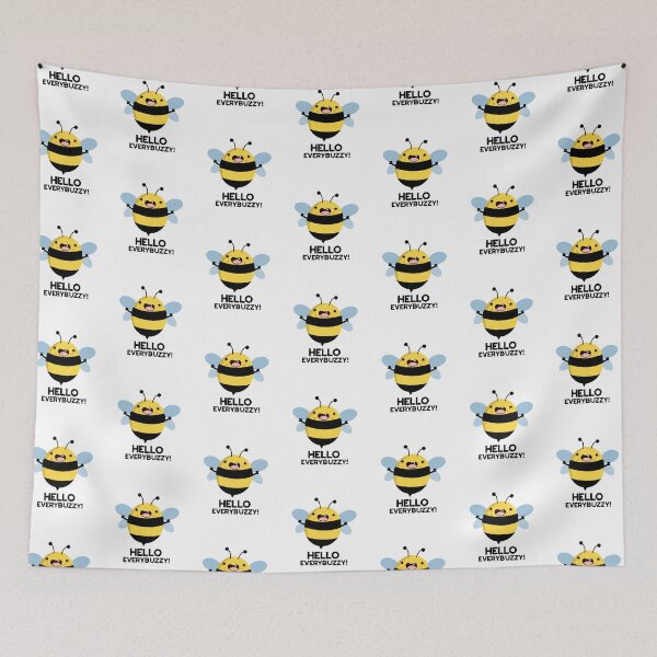 Item preview, Hello Everybuzzy Funny Bee Puns  designed and sold by punnybone.