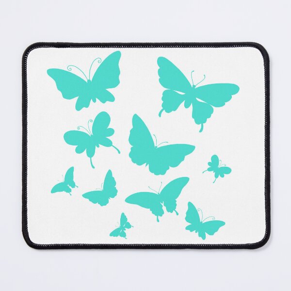 Item preview, Cute Butterfly patterns aquamarine  designed and sold by Chaoticzarts.
