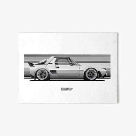 Fiat X1/9 Axesent Custom Art Board Print