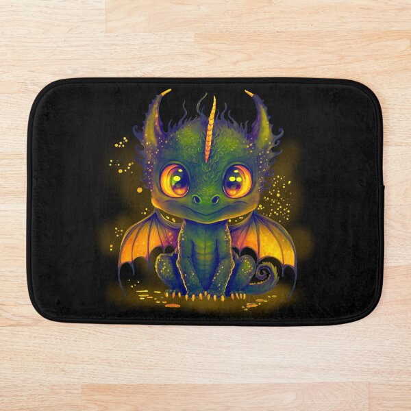 Item preview, Lindo bebé dragón verde con cuernos designed and sold by KOTOdesign.