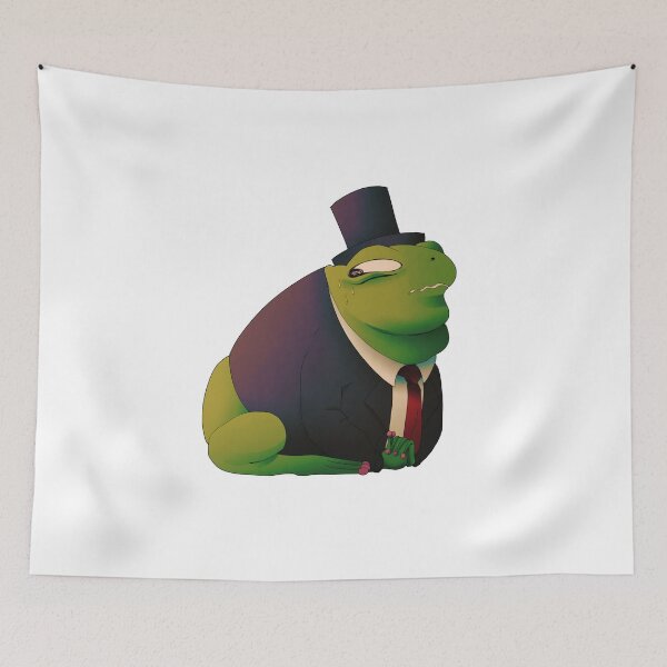 Item preview, Nervous fancy Gentleman frog designed and sold by StrawberryRott.