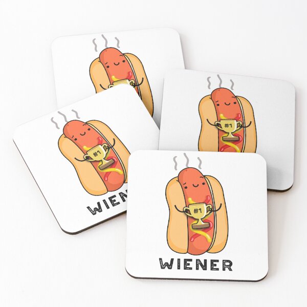 Item preview, Wiener Funny Sausage Puns   designed and sold by punnybone.