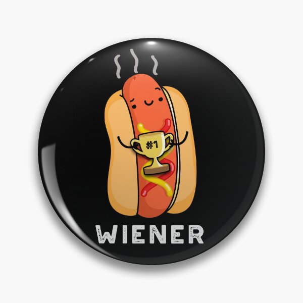 Item preview, Wiener Funny Sausage Puns (Dark BG) designed and sold by punnybone.