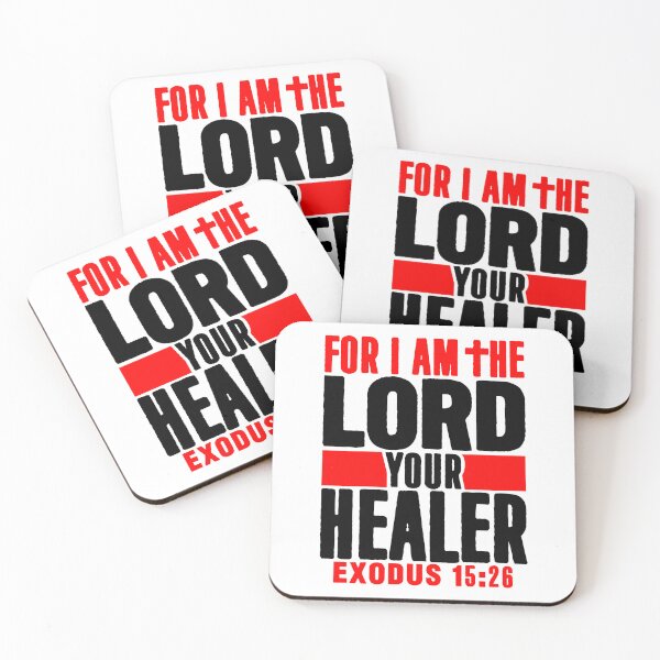 Item preview, Exodus 15:26 For I Am The LORD Your Healer designed and sold by plushism.