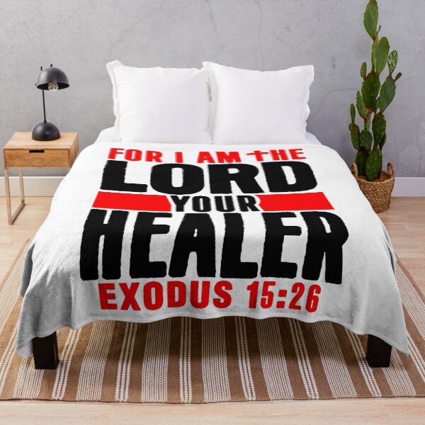 Item preview, Exodus 15:26 For I Am The LORD Your Healer designed and sold by plushism.