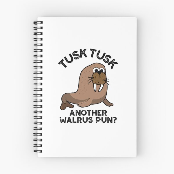 Item preview, Tusk Tusk Another Walrus Pun Funny Animal Puns  designed and sold by punnybone.