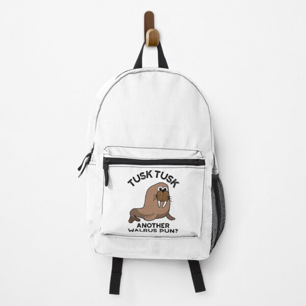 Item preview, Tusk Tusk Another Walrus Pun Funny Animal Puns designed and sold by punnybone.