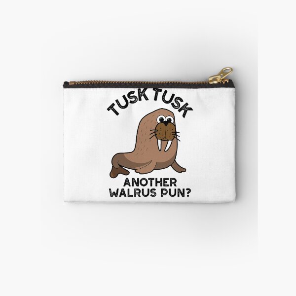 Item preview, Tusk Tusk Another Walrus Pun Funny Animal Puns  designed and sold by punnybone.