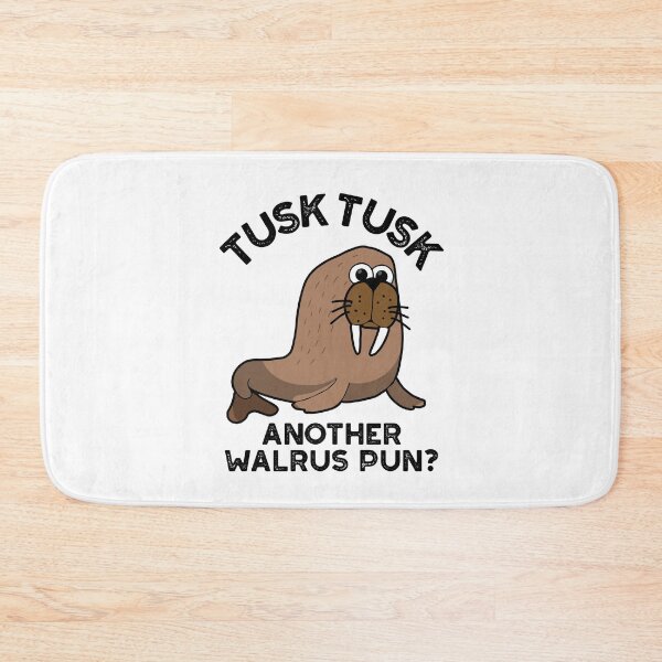 Item preview, Tusk Tusk Another Walrus Pun Funny Animal Puns  designed and sold by punnybone.
