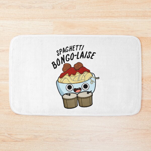 Item preview, Spaghetti Bongolaise Funny Food Puns  designed and sold by punnybone.
