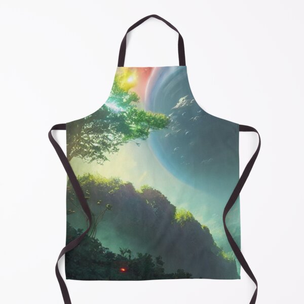Item preview, Beautiful View of the Planets Forest and Neighboring Planets designed and sold by Space-Wear.