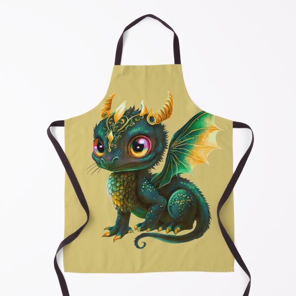 Item preview, Green-gold Baby Dragon designed and sold by KOTOdesign.