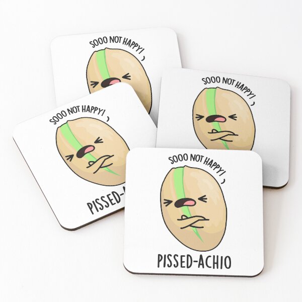 Item preview, Pissed-achio Funny Pistachio Puns  designed and sold by punnybone.