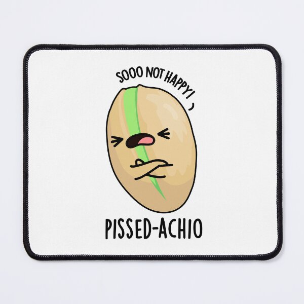 Item preview, Pissed-achio Funny Pistachio Puns designed and sold by punnybone.