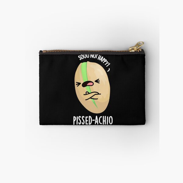 Item preview, Pissed-achio Funny Pistachio Puns (Dark BG) designed and sold by punnybone.