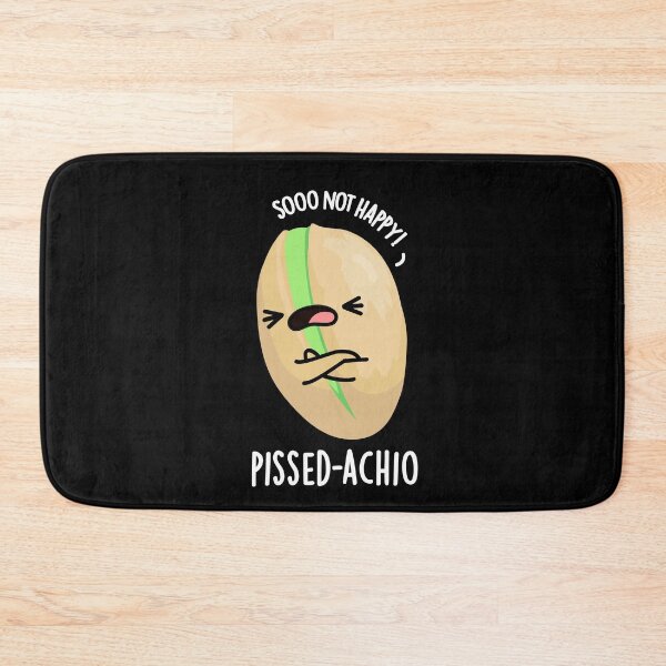 Item preview, Pissed-achio Funny Pistachio Puns (Dark BG) designed and sold by punnybone.