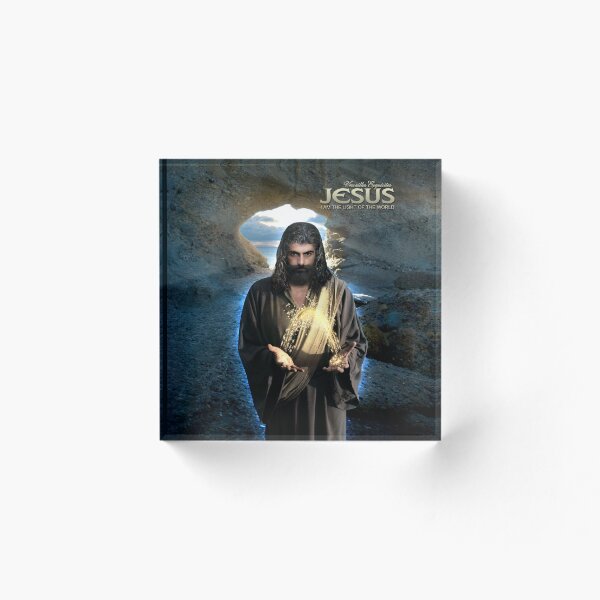 Aperçu de l'œuvre Jésus: Je suis la lumière du monde (iPad Case) créée et vendue par Angelicus.
