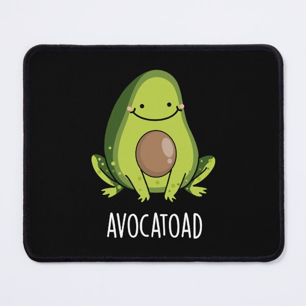Item preview, Avocatoad Funny Avocado Puns (Dark BG) designed and sold by punnybone.