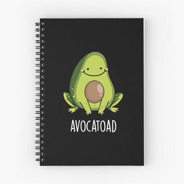 Item preview, Avocatoad Funny Avocado Puns (Dark BG) designed and sold by punnybone.