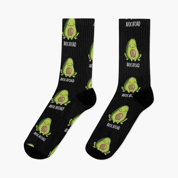 Item preview, Avocatoad Funny Avocado Puns (Dark BG) designed and sold by punnybone.