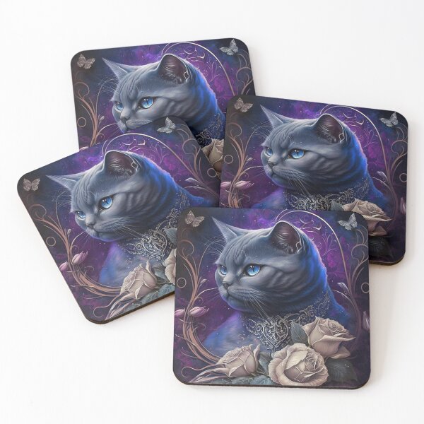 Artikelvorschau, Mysterious Beauty British Shorthair entworfen und verkauft von Nocturne  Paws.