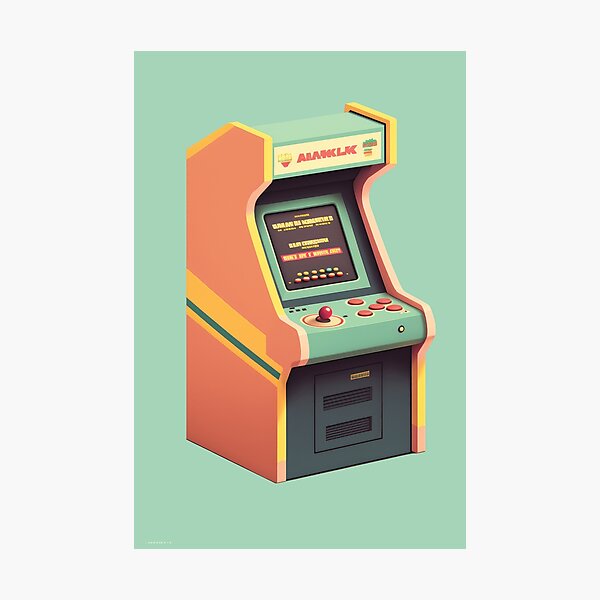 Item preview, Retro Arcade Game Machine designed and sold by aiko-art.