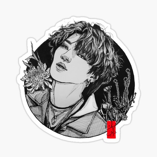 SAN ATEEZ 최산 Sticker