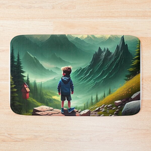 Item preview, Small boy in mountain designed and sold by ansaharju.