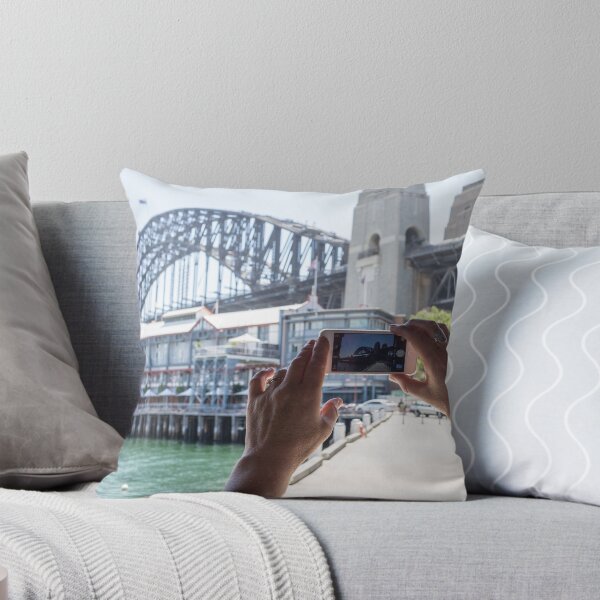 Item preview, A view of the harbour bridge designed and sold by justine Gordon.
