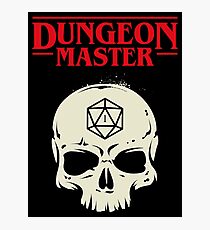Dungeon Master Hardcore Skull Dungeons and Dragons Inspired DnD D&D Photographic Print
