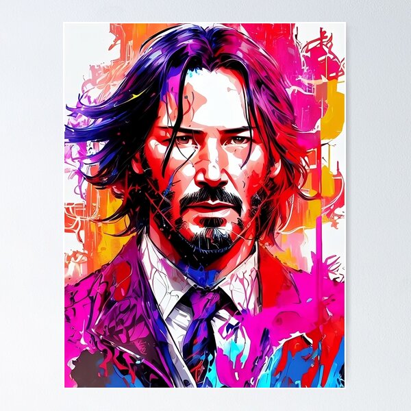Artikel-Vorschau von Malerei inspiriert von unserem geliebten Keanu Reeves, designt und verkauft von T1337.