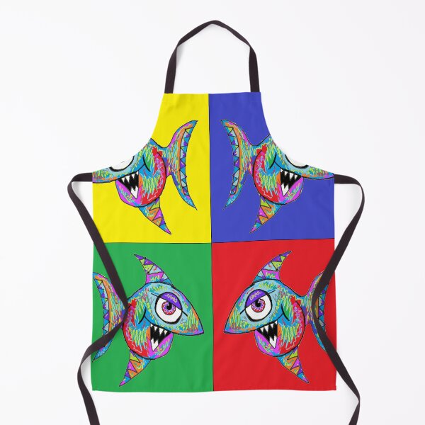 Item preview, cool pop art brilliant fish designed and sold by LowEndGraphics.
