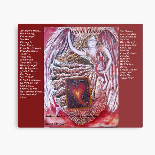 Angels Heart Metal Print
