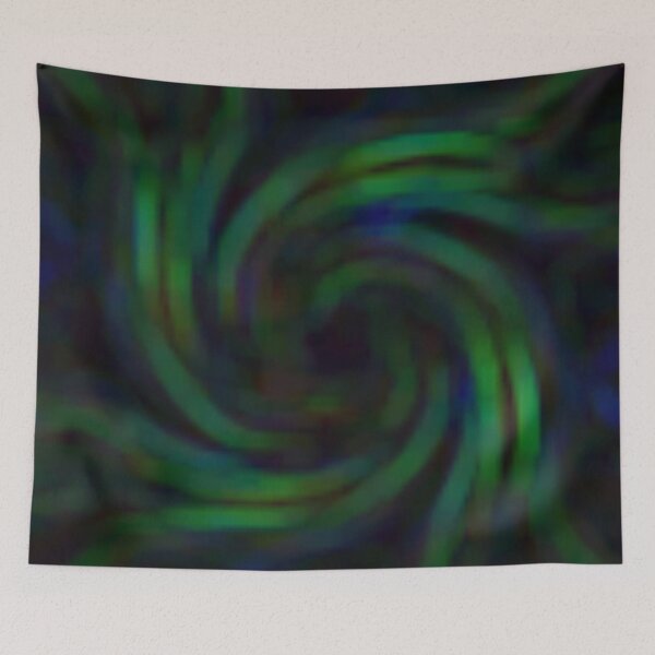 Item preview, Green and Blue Twisted Abstract Knot designed and sold by kattakitty.