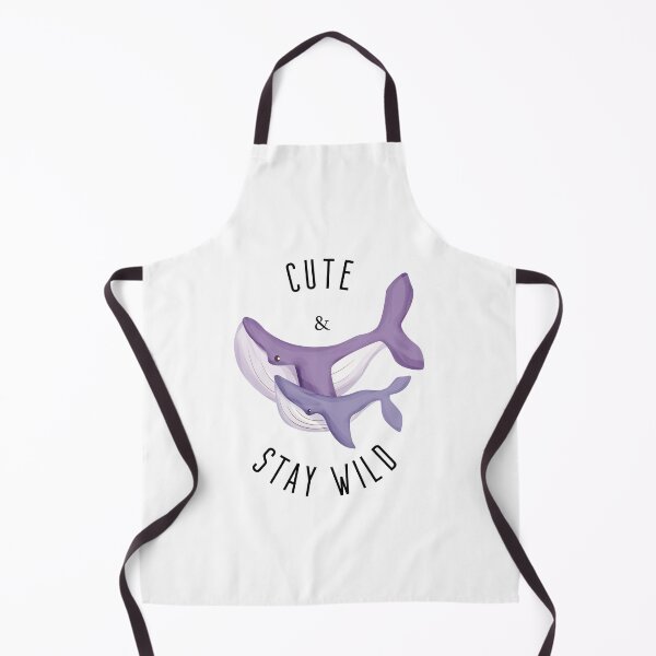 Item preview, Cute and Stay Wild Light Purple Whale with the Baby for Light Background designed and sold by activlifewear.