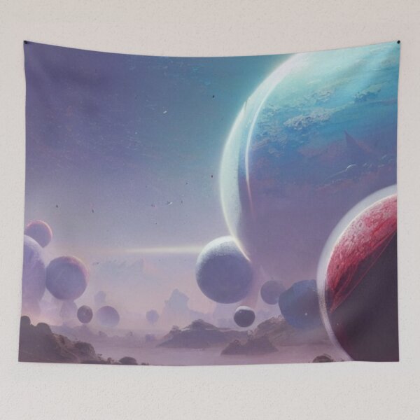 Item preview, View Of Planets & Earth from a Rocky Planet designed and sold by Space-Wear.