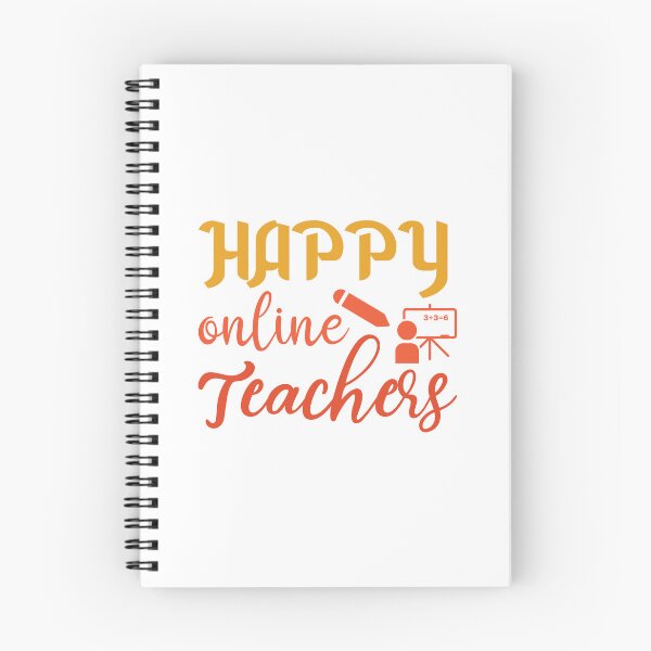 Item preview, HAPPY ONLINE TEACHERS designed and sold by SticerOcean.