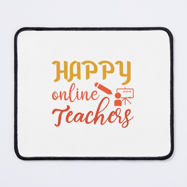 Item preview, HAPPY ONLINE TEACHERS designed and sold by SticerOcean.