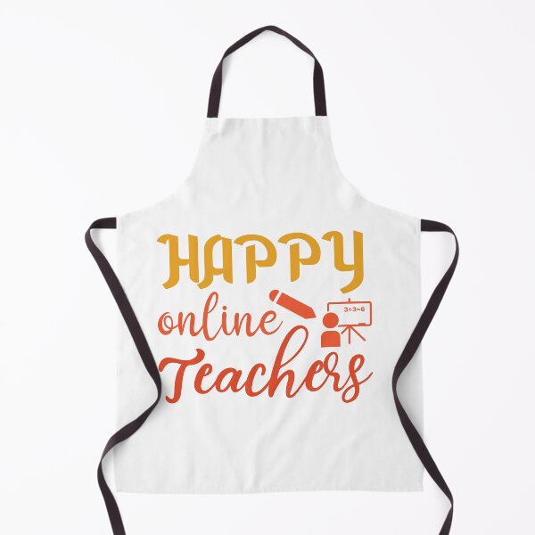 Item preview, HAPPY ONLINE TEACHERS designed and sold by SticerOcean.
